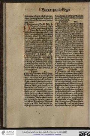 Super libro quarto regum. Capitulum I.