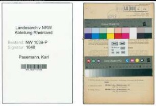 Entnazifizierung Karl Pasemann , geb. 15.02.1903 (Justizbeamter)