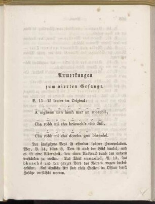 Anmerkungen zum vierten Gesange.