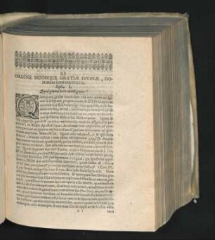 Aph. I Quid gratiae voce intelligatur?