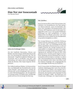 Oberwiehre und Waldsee: Das Tor zur Innenstadt.