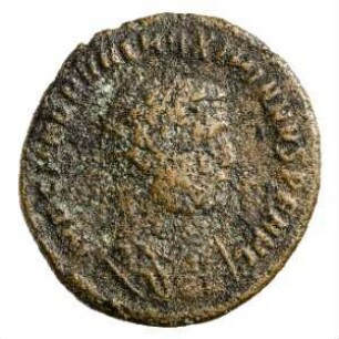 Münze, Follis (Follaro), 296 n. Chr.
