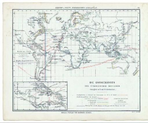 24. Die Entdeckungen der europäischen Seefahrer vorzüglich im 15. und 16. Jahrhundert