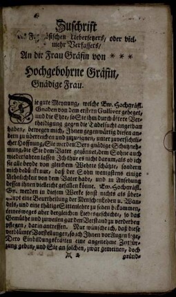 Zuschrift