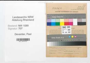 Entnazifizierung Paul Devantier , geb. 02.05.1904 ()