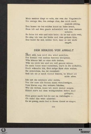 Der Herzog von Anhalt