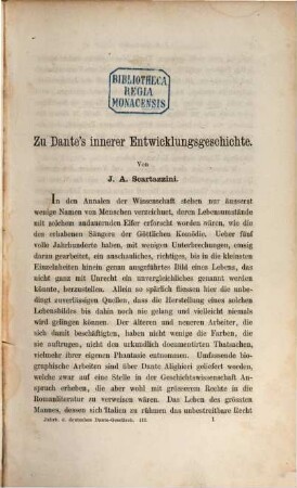 Jahrbuch der Deutschen Dante-Gesellschaft. 3. 1871