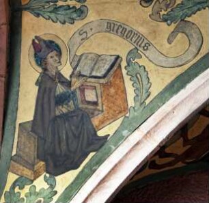Evangelistensymbole und Kirchenväter — Gregor der Große