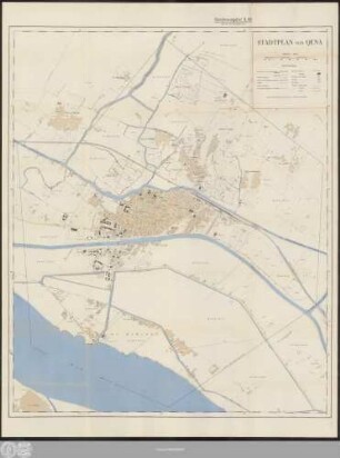 Stadtplan Von Qena