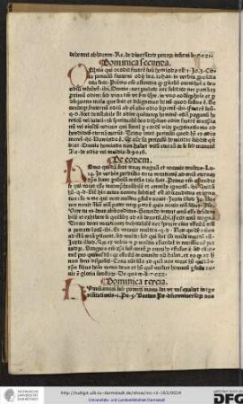 Dominica secunda [post octavam pentecosten].