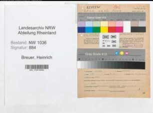 Entnazifizierung Heinrich Breuer , geb. 02.12.1895 (Hilfsarbeiter)