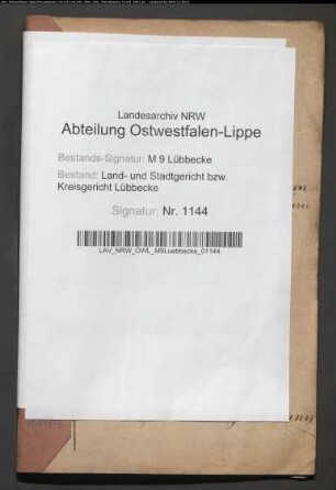 Erblasser: Stallmann, Anne Marie Dorothea, geb. Bulk: