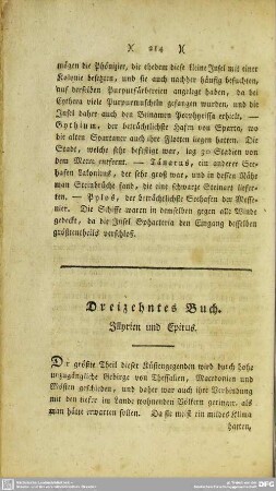 Dreizehntes Buch. Illyrien und Epirus