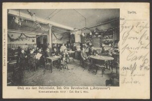Ansichtskarte Restaurant „Patzenhofer“, Kommandantenstraße