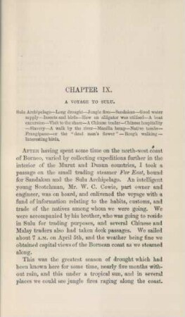 Chapter IX. A voyage to Sulu
