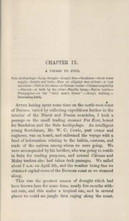 Chapter IX. A voyage to Sulu