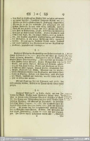 §. 8. Testament u. Codicill L. Wilhelms IV. zu Cassel, de An. 1586