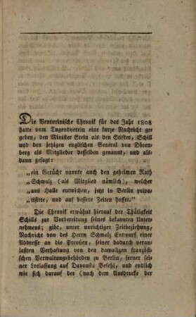 Gegen den geheimen Rath Schmalz zu Berlin wegen seiner jüngst herausgegebenen Worte über politische Vereine