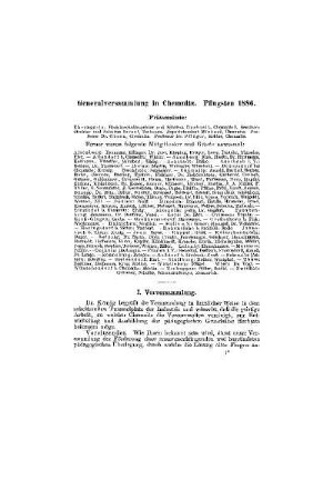 Generalversammlung in Chemnitz, Pfingsten 1886