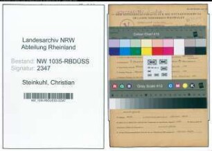 Entnazifizierung Christian Steinkuhl , geb. 07.12.1909 (Steiger)