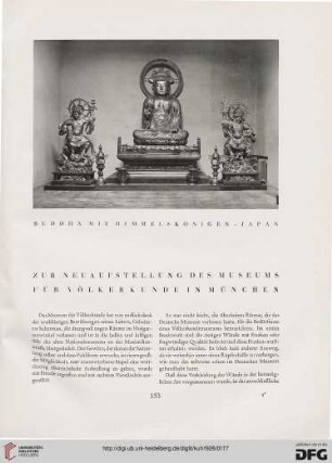 Zur Neuaufstellung des Museums für Völkerkunde in München