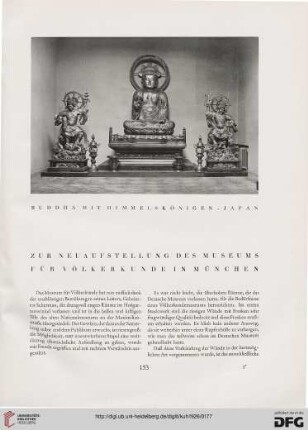 Zur Neuaufstellung des Museums für Völkerkunde in München