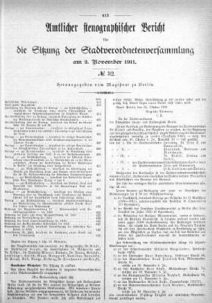 No. 32, 2. November 1911