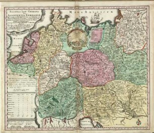 Societas Iesu Germana Sive Assistentia Germaniae : quae complectitur X. Provincias, scil. Angliam, Austriam, Boemiam, Flandro, et Gallo-Belgium, Germaniam sup. Lituaniam, Poloniam, Rhen. Infer. Et Superiorem earumque Colleg. Semin. Resident. et Mission ; [gewidmet] P. Francisco Retz