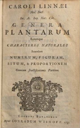 Genera plantarum