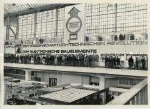 Ausstellung elektronischer Industrien auf der Leipziger Frühjahrsmesse