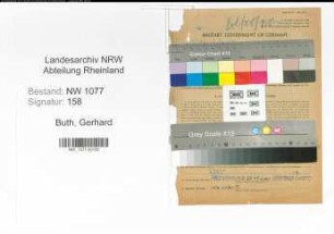 Entnazifizierung Gerhard Buth , geb. 03.04.1905 (Polizist)