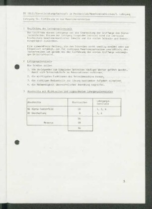Lehrgang 01: Einführung in das Maschinenschreiben