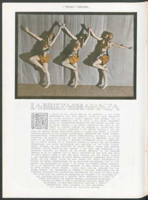 La belleza de la danza