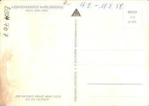 Jugendherberge Kapellensüng