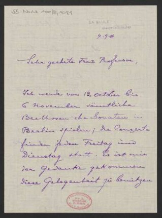 Brief an Henriette Klindworth : 04.09.1906