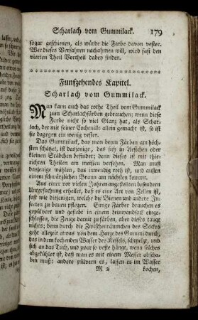Funfzehendes Kapitel. Scharlach vom Gummilack. - Neunzehendes Kapitel. Vom Falben.