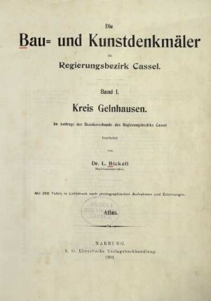 1: Kreis Gelnhausen : Atlas