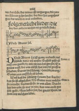 Folgen ettlich lieder ...