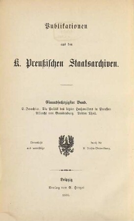 Die Politik des letzten Hochmeisters in Preußen, Albrecht von Brandenburg, 3. 1521 - 1525