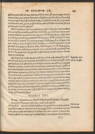 Psalmus LXI. - Psalmus LXX.