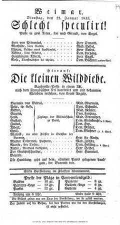 Die kleinen Wilddiebe
