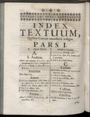 Index Textuum.