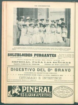 De Corrientes - [...] un grupo de distinguidas señoritas [...] - [Fotografía]