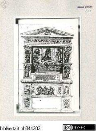 Codex Albani, Grabmal des Kardinals Ludovico Podocatharo (+1504)