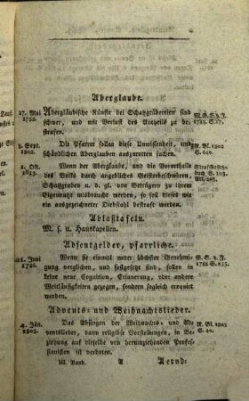 Repertorium der Staats-Verwaltung des Königreichs Baiern, 3. Religions- und Kirchensachen
