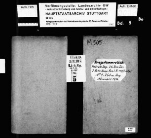Kriegsstammrolle der Ersatzkompanie