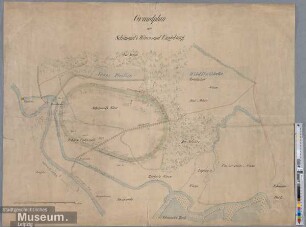 Grundplan von Schimmel's Wiese und Umgebung.