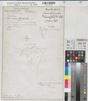 Westerfilde (Dortmund), Zusammenlegung Westerfilde, Bl. 9 Brouillonkarte Frohlinde Flur 7