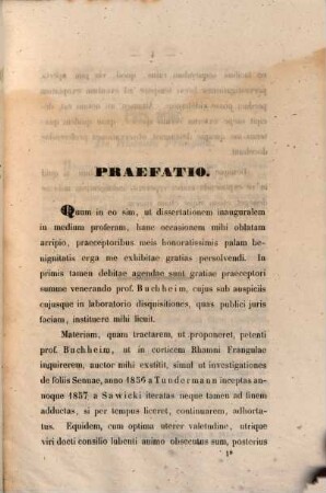 Quaedam de cortice rhamni frangulae disquisitiones nec non de sennae foliis : (Diss. inaug.)