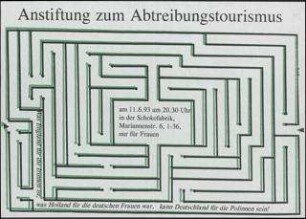 Anstiftung zum Abtreibungstourismus in Polen